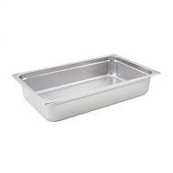 Winco Stainless Steel Full-Size Anti-Jamming Steam Table Pan - 4 (22 gauge)