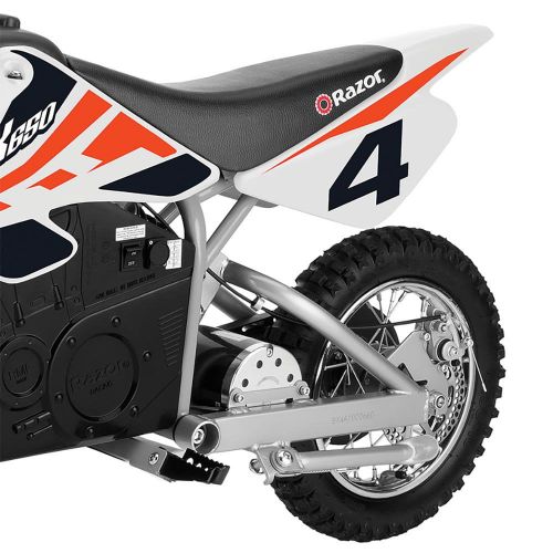 레이져(Razor) Razor MX650 Steel Electric Dirt Rocket Kids Motorcross Motorcycle Bike, Orange