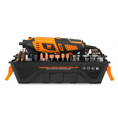  WEN Products WEN 1.3-Amp Variable Speed Steady-Grip Rotary Tool with 190-Piece Accessory Kit, Flex Shaft, and Carrying Case
