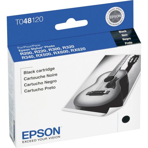 엡손 Walmart Epson T048120 (48) Quick-Dry Ink, Black