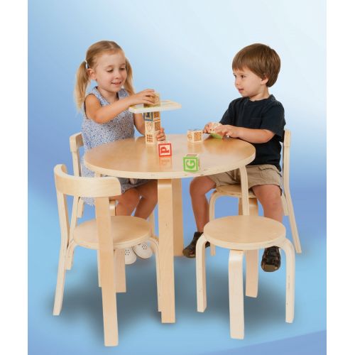  Svan Play With Me Toddler Table + Chairs Set (Natural)