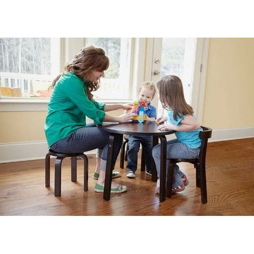  Svan Play With Me Toddler Table + Chairs Set (Natural)