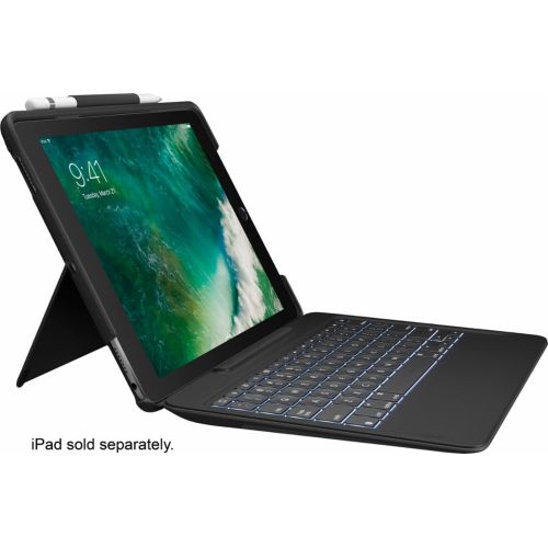 로지텍 Logitech Slim Combo Keyboard Folio Case for Apple 10.5-Inch Ipad Pro Tablet