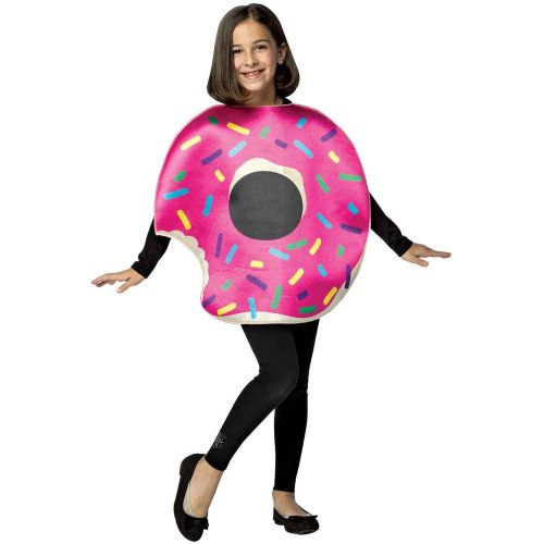 제네릭 Generic Strawberry Donut with Bite Child Halloween Costume, One Size, (7-10)
