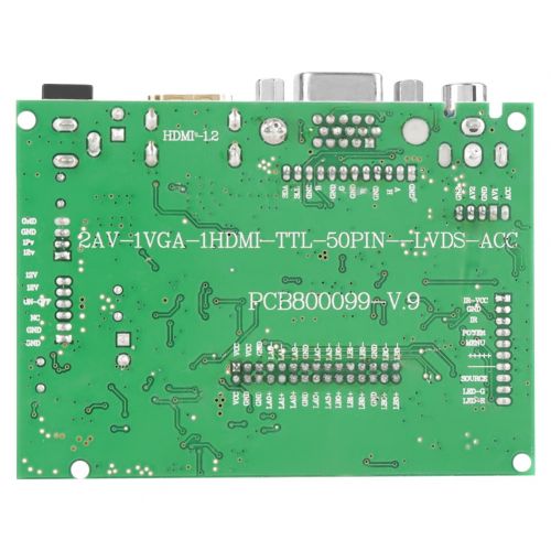  Aramox 7 inch LCD TFT Display 1024*600 HDMI VGA Monitor Screen Kit for Raspberry Pi 32, LCD TFT Display module, LCD driver board