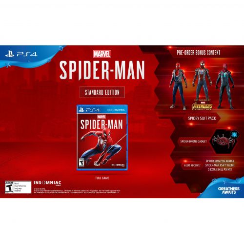 소니 Marvels Spider-Man, Sony, PlayStation 4