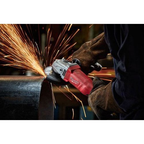  Milwaukee 6142-30 Small Corded Angle Grinder, 120 VAC, 11 A, 1400 W, 11000 rpm, 4-12 in Wheel
