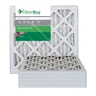 FilterBuy AFB Silver MERV 8 14x14x1 Pleated AC Furnace Air Filter. Pack of 6 Filters. 100% produced in the USA.