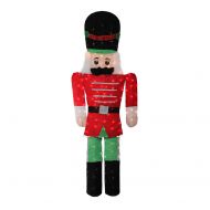 Northlight 6 ft. Candy Cane Lane Pre Lit Toy Soldier Outdoor Yard Art