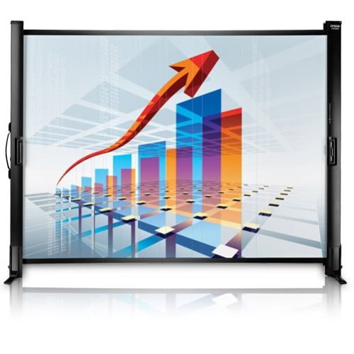 엡손 Epson ES1000 Ultra-Portable Tabletop Projection Screen