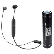 Sony WI-C300 Wireless In-Ear Headphones, Black (WIC300B) Bundle