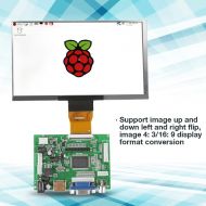 Aramox 7 inch LCD TFT Display 1024*600 HDMI VGA Monitor Screen Kit for Raspberry Pi 32, LCD TFT Display module, LCD driver board