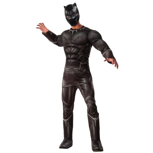  Rubies Costumes Marvels Captain America: Civil War Deluxe Mens Black Panther Costume