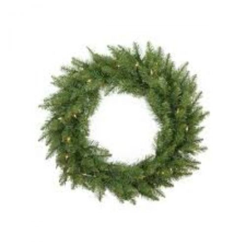  Northlight 24 Pre-Lit PEPVC Mixed Pine Artificial Christmas Wreath - Clear Lights