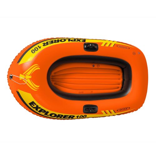 인텍스 Intex Explorer 100 1 Person Youth Pool Lake Inflatable Raft Row Boat | 58329EP