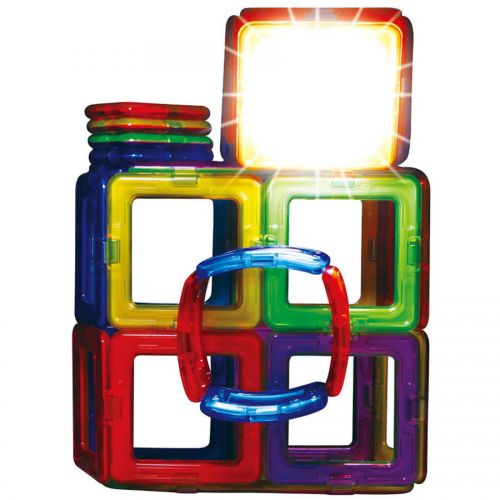  MAGFORMERS Magformers Light Show 55-Piece Magnetic Construction Set