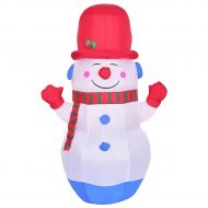 Apontus 6 Indoor  Outdoor Colorful LED Christmas Snowman