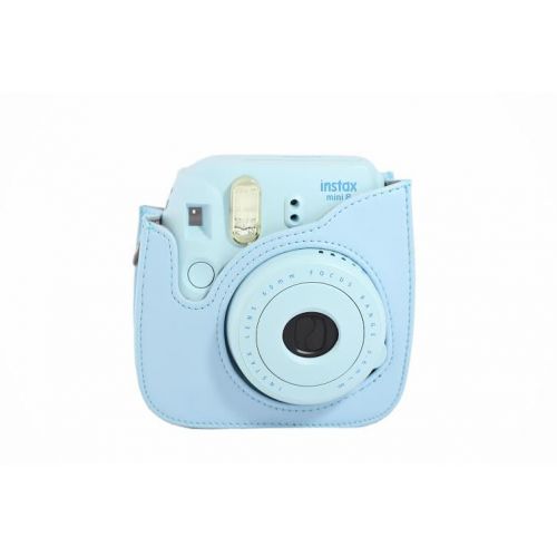 후지필름 Fujifilm Instax Mini 9 Instant Camera Ice Blue + Fuji Instax Film Twin Pack (20PK) + Blue Camera Case + Frames + Photo Album + 4 Color Filters And More Top Accessories Bundle