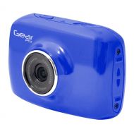Pyle High-Definition Sport Action Camera, 720p Wide-Angle Camcorder With 2.0 Touch Screen SD Card Slot, USB Plug And Mic (Blue color)