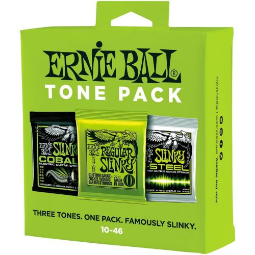  Ernie Ball P03331 Electric Guitar String Tone Pack, 10-46