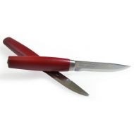 Frosts by Mora of Sweden M-12160 Classic Steak Knife with 4.2-Inch Stainless Steel Blade and Red Bi