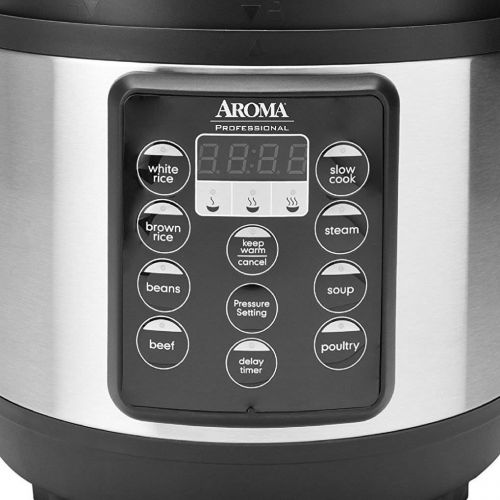  Aroma Professional Electric 3 Quart Digital Programmable Pressure Multi Cooker