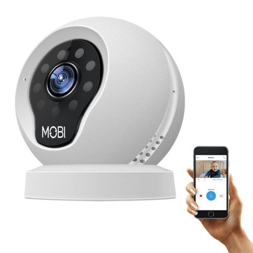 모비 MOBI MobiCam Multi-Purpose, Wi-Fi Video Baby Monitor, Baby Monitoring System, Wi-Fi Camera