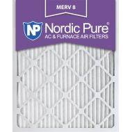 Nordic Pure 18x24x1 Pleated MERV 8 AC Furnace Air Filters Qty 3