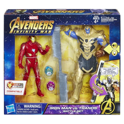  Marvel Avengers: Infinity War Iron Man vs. Thanos Battle Set