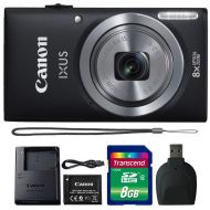 Teds Canon Powershot Ixus 185  ELPH 180 20MP Compact Digital Camera Black with 8GB Accessory Kit