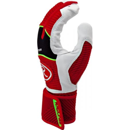 롤링스 Rawlings Workhorse Adult Batting Gloves with Compression Strap