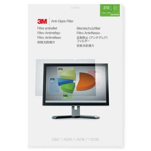 쓰리엠 3M Anti-Glare Filter for 27 Widescreen Monitor