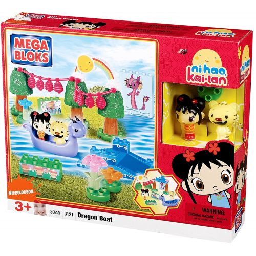 메가블럭 Dragon Boat, Popular Nickelodeon theme Kai-lan and Rintoo figurines By Mega Bloks