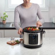 Crock-Pot 8 Qt 8-in-1 Multi-Use Express Crock Programmable Slow Cooker, Pressure Cooker, Saute, and Steamer, Stainless Steel