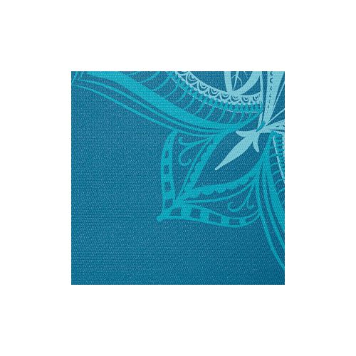  Gaiam Premium Print Yoga Mat, Sapphire Feather, 6mm