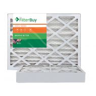 FilterBuy AFB Bronze MERV 6 16x25x4 Pleated AC Furnace Air Filter. Pack of 2 Filters. 100% produced in the USA.
