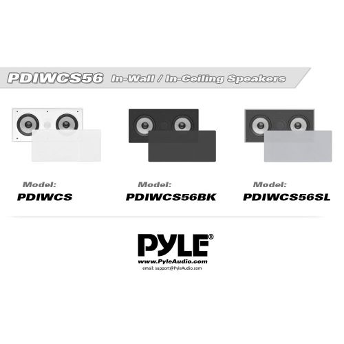  Pyle Dual 5.25 2 Way-IN-Wall Center Channel Speaker System