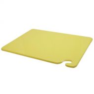 San Jamar CB152012YL Cut-N-Carry Yellow 15 x 20 Cutting Board