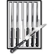 Victorinox 46799 Steak Knife Set Includes Six Knives 5 Blades Black Pom