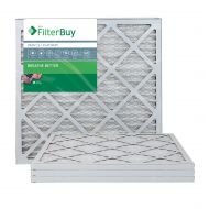 FilterBuy AFB Platinum MERV 13 20x20x1 Pleated AC Furnace Air Filter. Pack of 4 Filters. 100% produced in the USA.