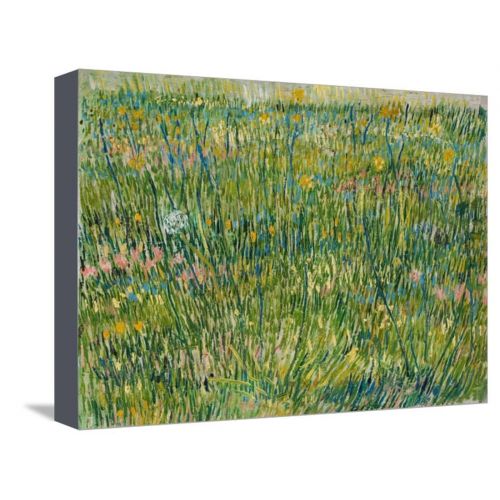  Art.com Patch of Grass Stretched Canvas Print Wall Art By Vincent van Gogh