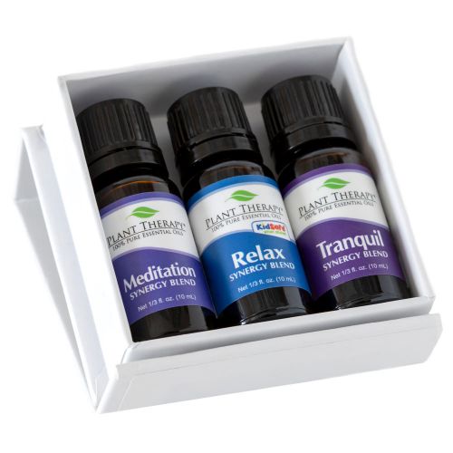  Plant Therapy Relaxation Synergy Set 100% Pure, Undiluted