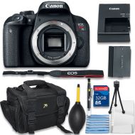Als Variety Canon EOS Rebel T7i Digital SLR Camera Body Only Bundle includes Camera, 32GB Memory Card, Bag, Cleaning Kit