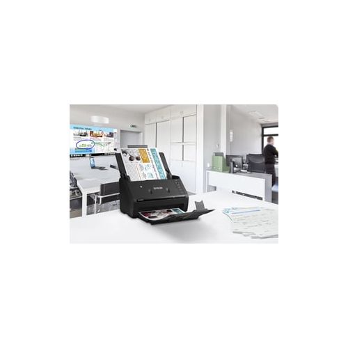엡손 Epson WorkForce ES-500W Wireless Color Duplex Document Scanner for PC and Mac, Auto Document Feeder (ADF)