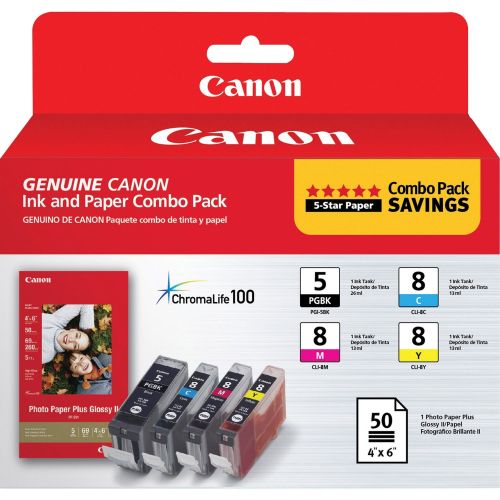 캐논 Canon, CNMPGI5CLI8CMY, PGI5CLI8CMY Ink Tank Cartridges, 5  Pack