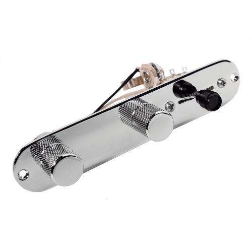  920D Custom Shop 920D Fender Tele Telecaster Loaded Pre-wired 3 Way Control Plate, Chrome