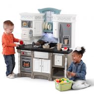 Step2 Lifestyle Dream Kitchen Play Set with Plastic Play Food and 20-piece Accessory Set