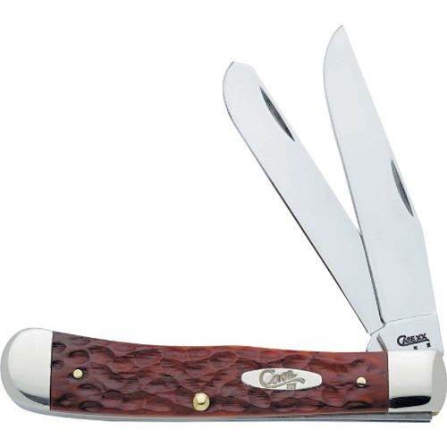  Case Cutlery 7011 Case Trapper Pocket Knife with Chrome Vanadium Blades, Chestnut Bone Multi-Colored