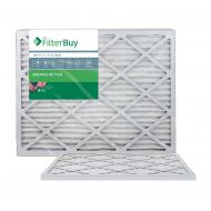 FilterBuy AFB Platinum MERV 13 18x24x1 Pleated AC Furnace Air Filter. Pack of 2 Filters. 100% produced in the USA.
