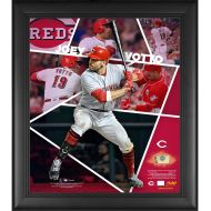 Joey Votto Cincinnati 15 x 17 Impact Player Collage with a Piece of Game-Used Baseball - Limited Edition of 500 - Fanatics Authentic Certified